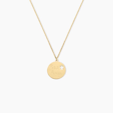 Collier Benedicte Message Or Jaune - Colliers ete Enfant | Marc Orian