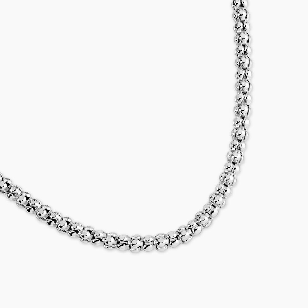 Chaine Nahila Argent Blanc - Chaines Femme | Marc Orian