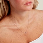 Collier Cristel Argent Blanc Oxyde De Zirconium - Colliers avec pierres Femme | Marc Orian