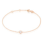 Bracelet Kadidjatou Or Rose Oxyde De Zirconium - Bracelets cha&icirc;nes Femme | Marc Orian
