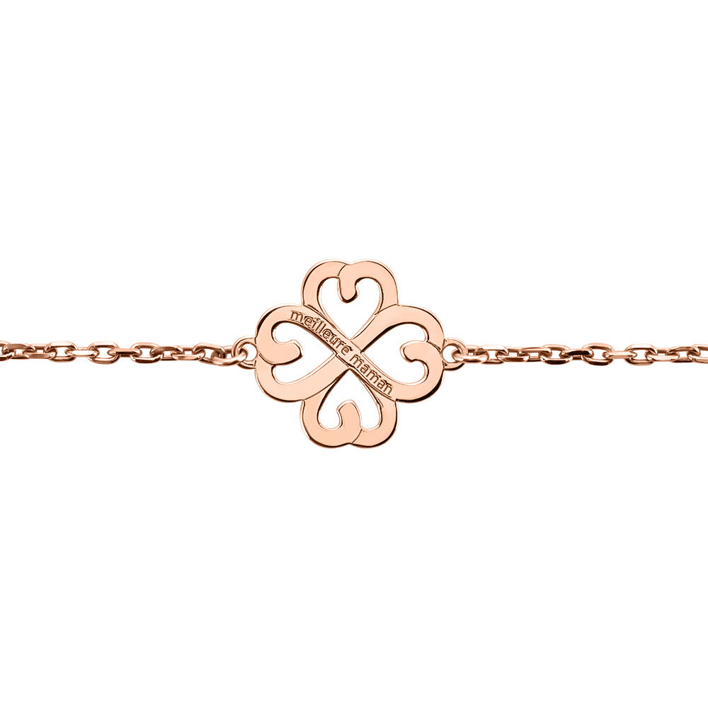Bracelet Delmira Argent Rose - Bracelets chaînes Femme | Marc Orian
