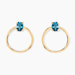 Cr&eacute;oles Kip Or Jaune Topaze - Cr&eacute;oles Femme | Marc Orian