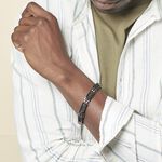 Bracelet Acier Blanc - Bracelets cha&icirc;nes Homme | Marc Orian