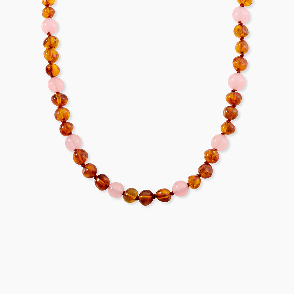 Collier Ditte Ambre Quartz - Colliers avec pierres Enfant | Marc Orian