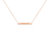 Collier Karelle Argent Rose