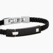 Bracelet Phebus Him Camille Acier Blanc Diamant - Bracelets cuir Homme | Marc Orian