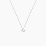 Collier Nazha Or Blanc Oxyde De Zirconium - Colliers avec pierres Femme | Marc Orian