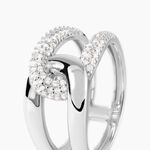 Bague Madame Argent Blanc Oxyde De Zirconium - Bagues avec pierre Femme | Marc Orian