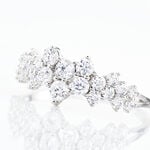 Bague Tokyo Or Blanc Oxyde De Zirconium - Bagues avec pierre Femme | Marc Orian