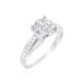 Bague Kate Ld Or Jaune Diamant Synthetique Blanc Diamant Synthetique - Bagues avec pierre Femme | Marc Orian