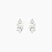 Boucles D'Oreilles Puces Elea Argent Blanc Perle De Culture Oxyde De Zirconium - Puces Femme | Marc Orian