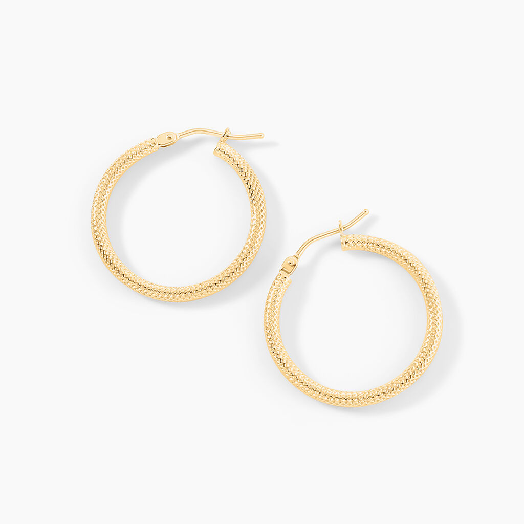 Créoles Ulrica Or Jaune - Créoles Femme | Marc Orian