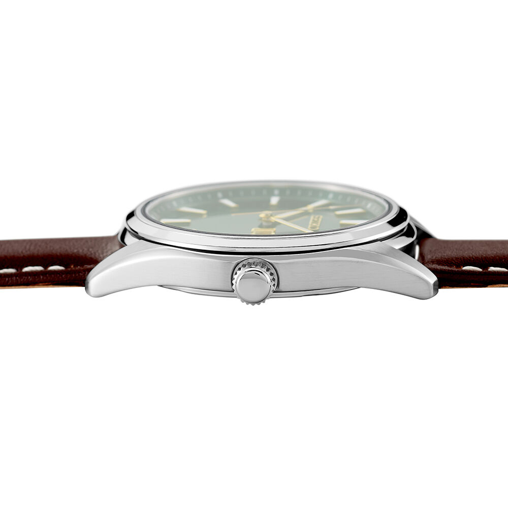 Montre Seiko Classique Vert Foncé - Fête des pères Homme | Marc Orian