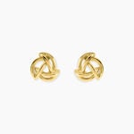 Boucles D'Oreilles Puces Gladwin Acier Jaune - Puces Femme | Marc Orian