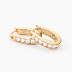 Cr&eacute;oles Doryne Plaqu&eacute; Or Jaune Oxyde De Zirconium - Cr&eacute;oles Femme | Marc Orian