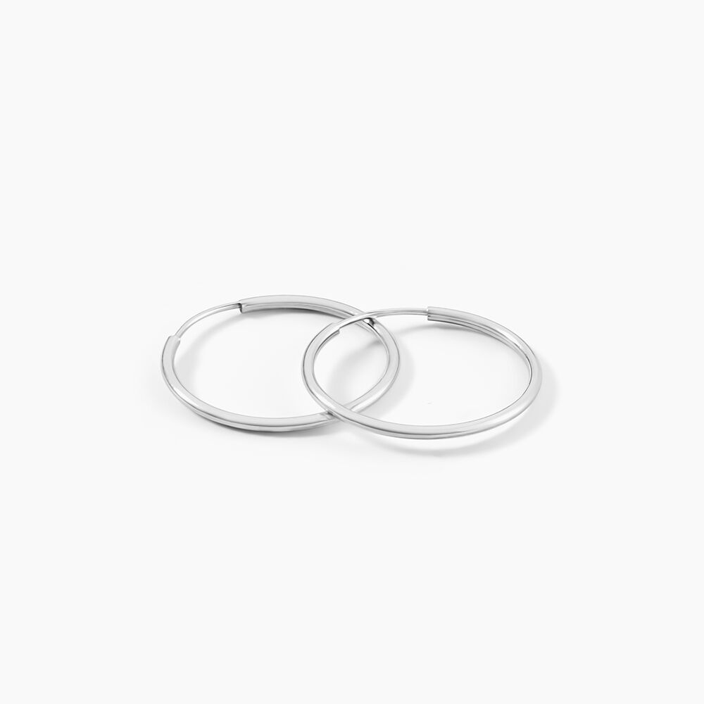 Créoles Dominae Flexible Or Blanc - Créoles Femme | Marc Orian