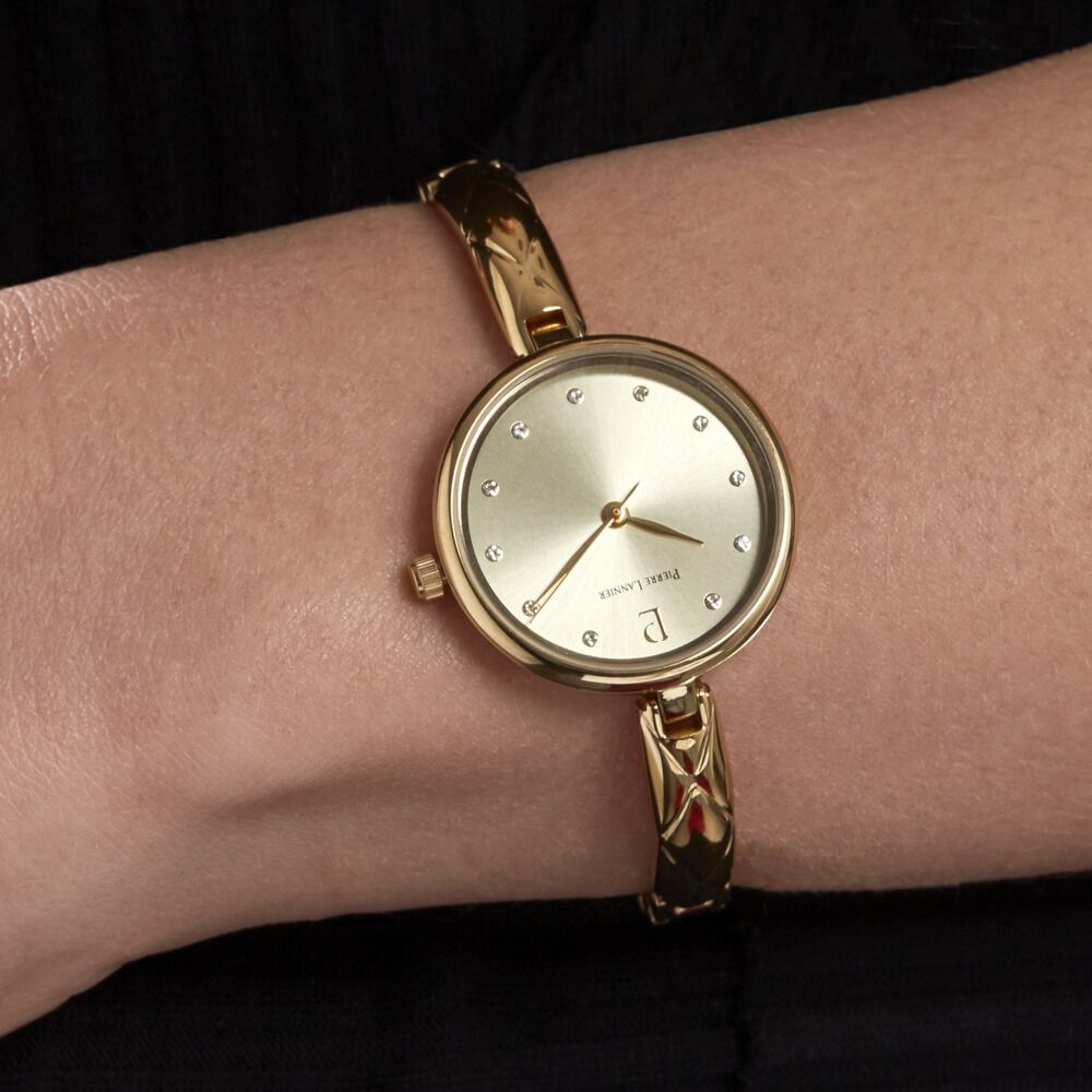 Montre Pierre Lannier Leia Doré - Montres étanches Femme | Marc Orian
