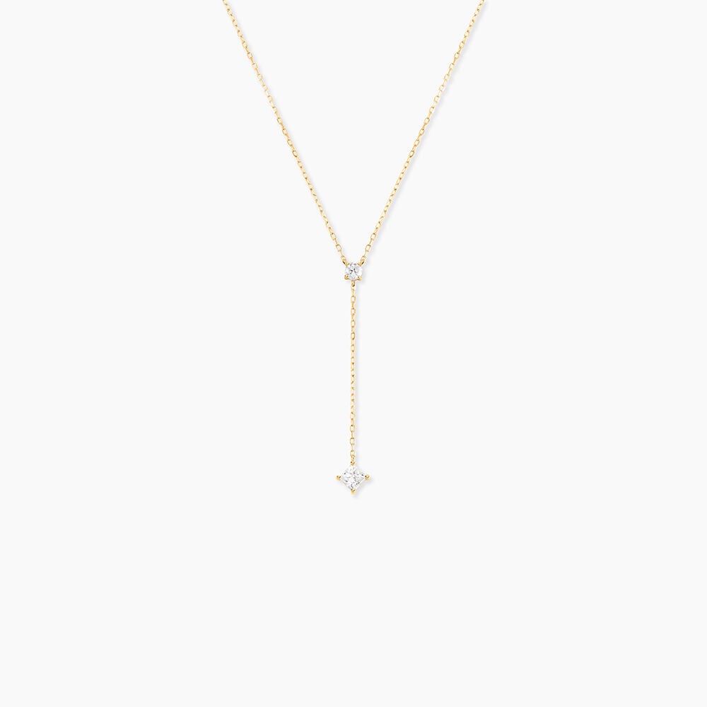 Collier Myfanwy Or Jaune Oxyde De Zirconium - Colliers avec pierres Femme | Marc Orian