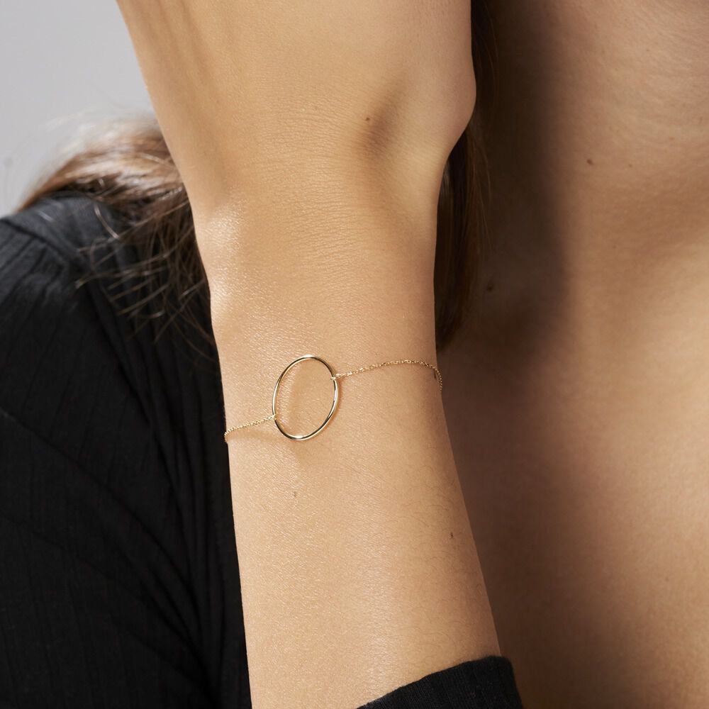 Bracelet Pink Or Jaune - Bracelets chaînes Femme | Marc Orian