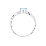 Bague Candice Or Blanc Topaze - Bagues pierres fines Femme | Marc Orian