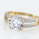 Bague Solitaire Or Jaune Anthyme Oxyde De Zirconium - Solitaires Femme | Marc Orian