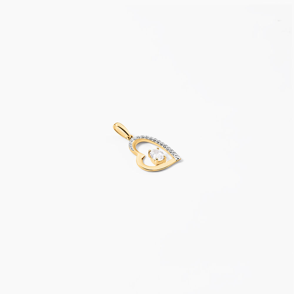 Pendentif Arduinna Or Jaune Oxyde De Zirconium - Pendentifs Femme | Marc Orian