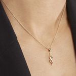 Collier Ishaae Plaqu&eacute; Or Jaune Oxyde De Zirconium - Colliers avec pierres Femme | Marc Orian