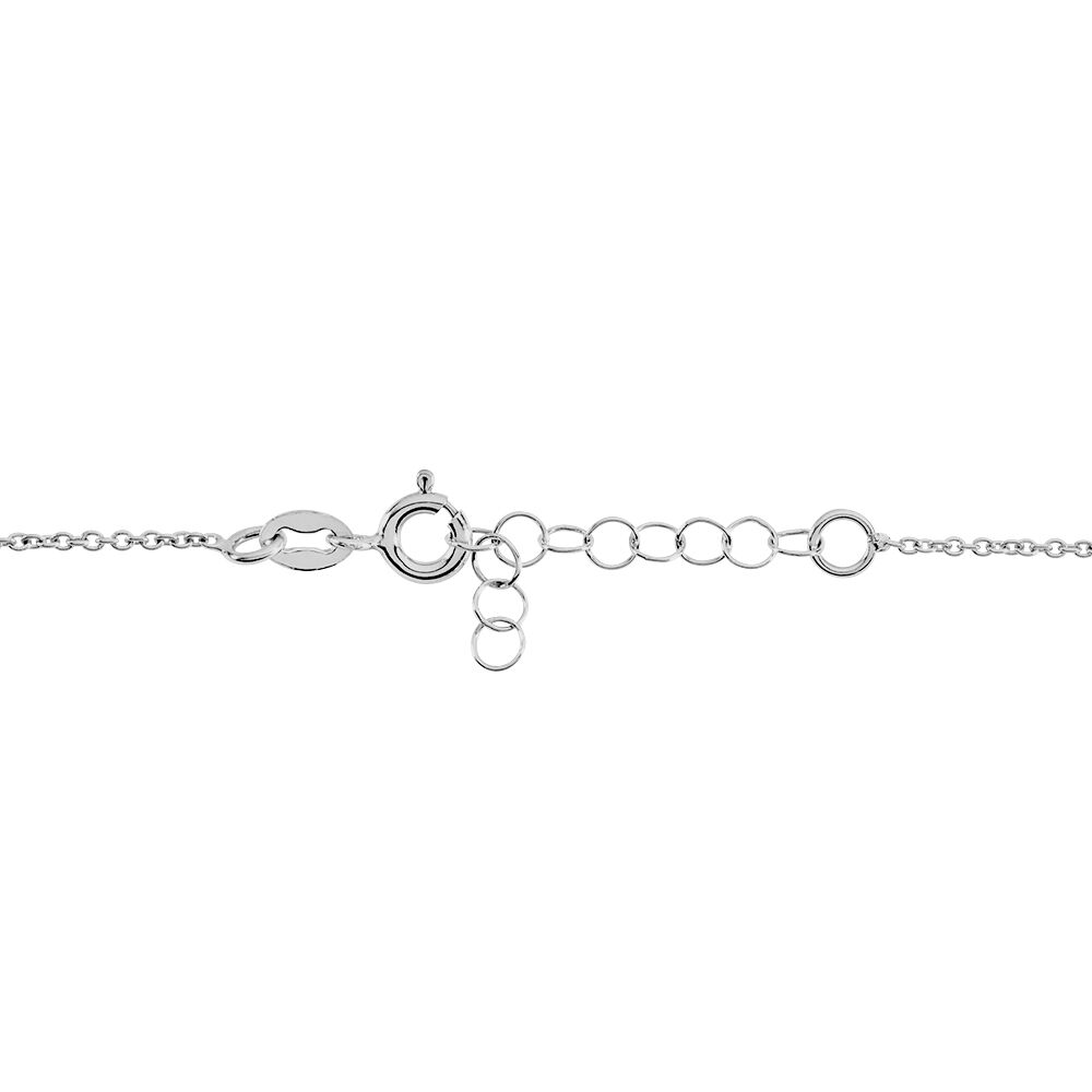 Bracelet Gaenor Argent Blanc - Bracelets chaînes Femme | Marc Orian