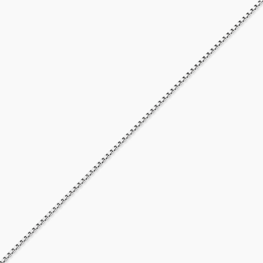 Cha&icirc;ne Alyze Argent Blanc - Colliers fantaisie Femme | Marc Orian