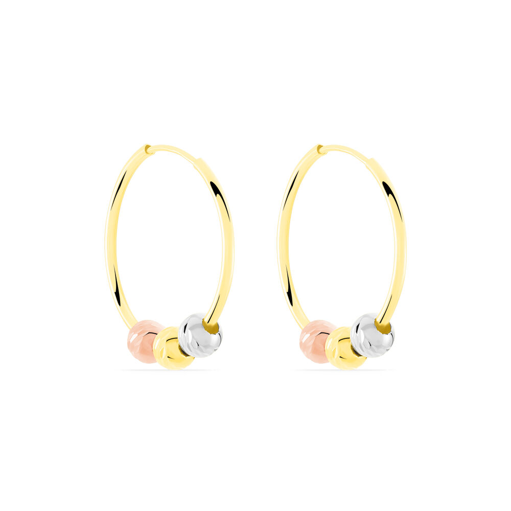 Créoles Eudocia Or Tricolore - Créoles Femme | Marc Orian