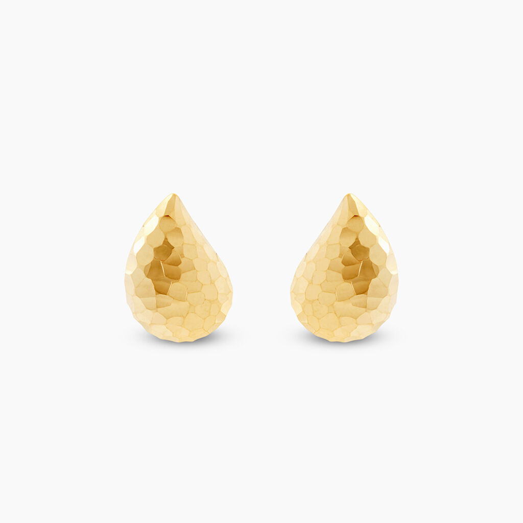 Boucles D'Oreilles Puces Aziz Or Jaune - Puces Femme | Marc Orian