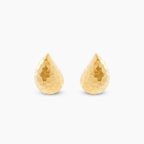 Boucles D'Oreilles Puces Aziz Or Jaune - Puces Femme | Marc Orian