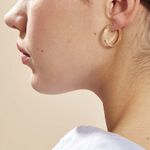 Cr&eacute;oles Cody Or Jaune - Cr&eacute;oles Femme | Marc Orian