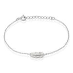 Bracelet Elies Argent Blanc Oxyde De Zirconium - Bracelets fantaisie Femme | Marc Orian
