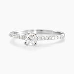 Bague Solitaire Or Blanc Nyala Diamants - Solitaires Femme | Marc Orian