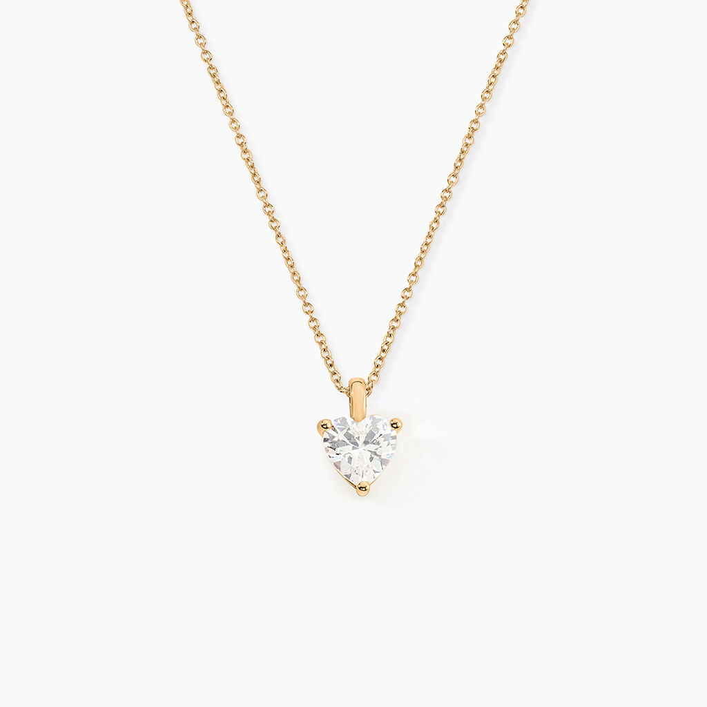 Collier Plaqu&eacute; Or Caner Oxydes De Zirconium - Colliers avec pierres Femme | Marc Orian