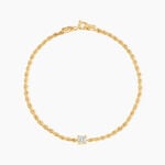 Bracelet Jerry Or Jaune Oxyde De Zirconium - Bracelets cha&icirc;nes Femme | Marc Orian