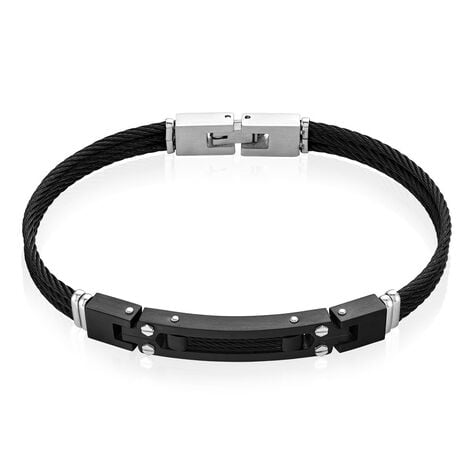 Bracelet Black Acier Blanc - Bracelets Homme | Marc Orian
