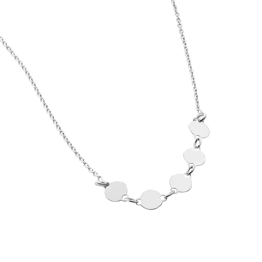 Collier Poenui Argent Blanc - Colliers fantaisie Femme | Marc Orian