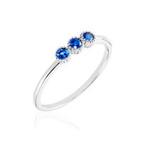 Bague Kasey Argent Blanc Oxyde De Zirconium