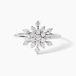 Bague Effie Argent Blanc Oxyde De Zirconium - Bijoux fantaisie Femme | Marc Orian