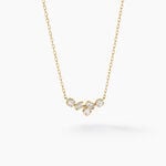 Collier Antigonus Or Jaune Diamant Synth&eacute;tique - Colliers avec pierres Femme | Marc Orian