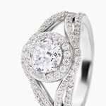 Bague Ferne Argent Blanc Oxyde De Zirconium - Solitaires Femme | Marc Orian