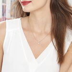 Collier Lila Plaque Or Jaune Oxyde De Zirconium - Colliers avec pierres Femme | Marc Orian