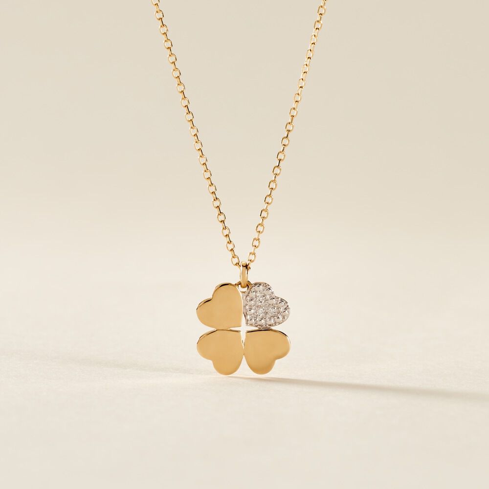 Collier Yasamin Or Jaune Diamant - Colliers avec pierres Femme | Marc Orian