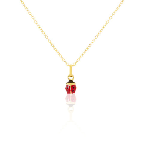 Collier Helidie Coccinelle Or Jaune - Colliers Enfant | Marc Orian