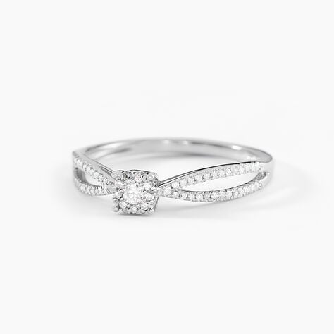 Bague Orphee Or Blanc Diamant - Bagues pierres pr&eacute;cieuses Femme | Marc Orian