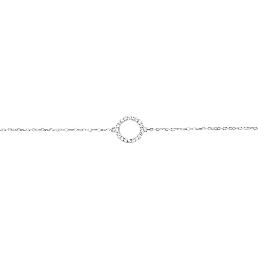 Bracelet Lim Or Blanc Oxyde De Zirconium - Bracelets chaînes Femme | Marc Orian