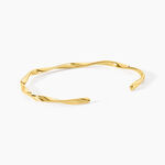 Bracelet Jonc Ecorsia Acier Jaune - Bracelets joncs Femme | Marc Orian