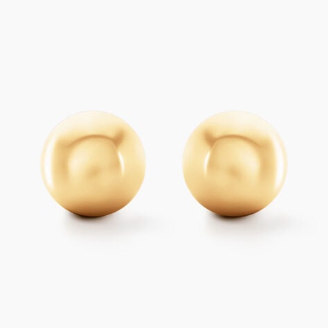 Boucles D'oreilles Puces Fidelia Boule Or Jaune - Puces Femme | Marc Orian